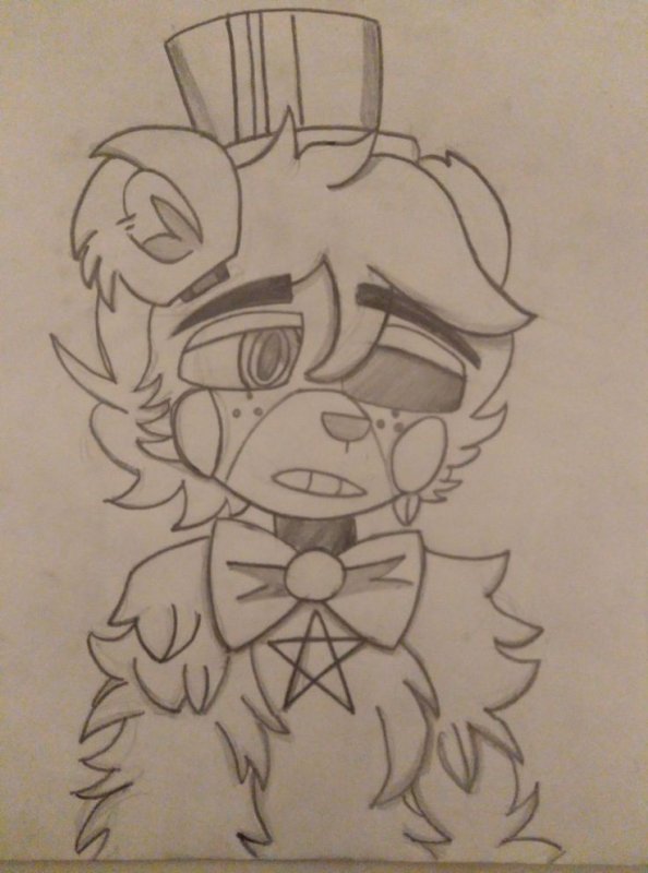 рисунок для срисовки фнаф 9