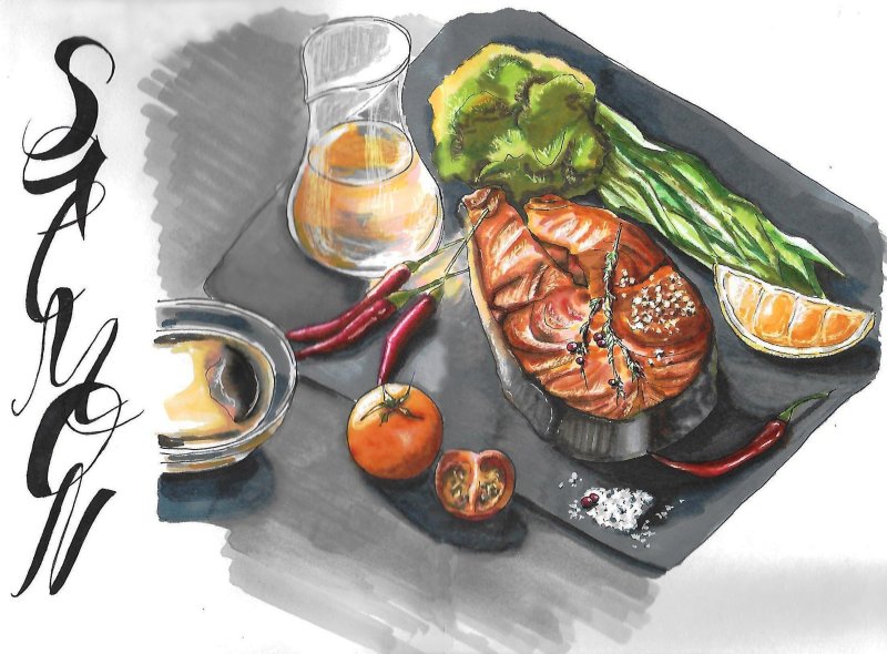 Рисунки еды