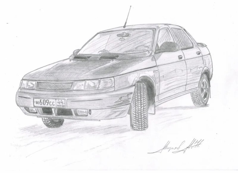 ВАЗ 2110 контур