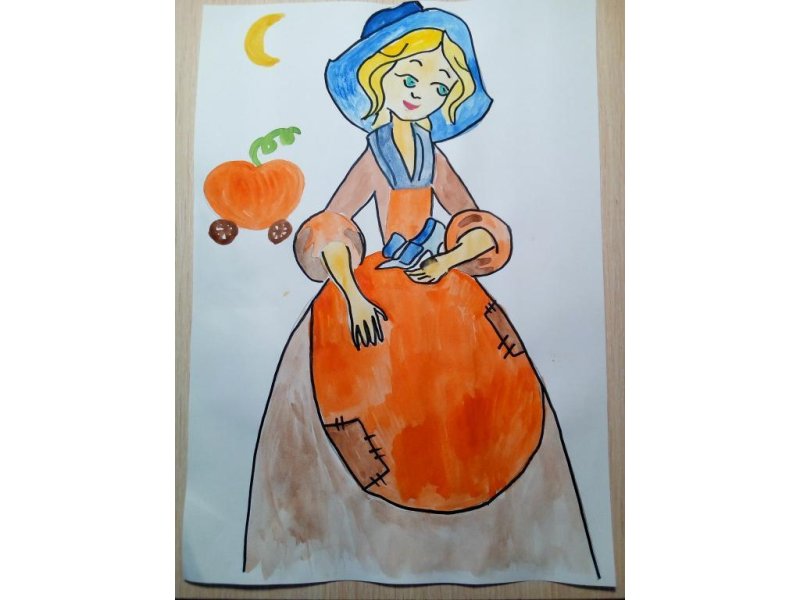 Рисунок к сказке Золушка
