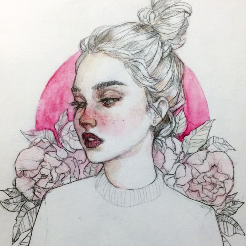 Рисунки для срисовки Эстетика