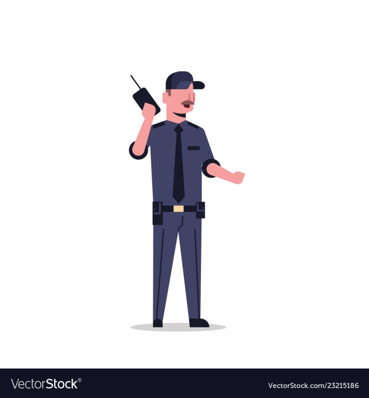 Человечек охранник