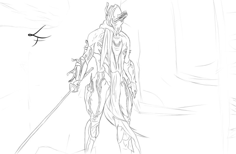 Варфрейм Локи Прайм раскраски