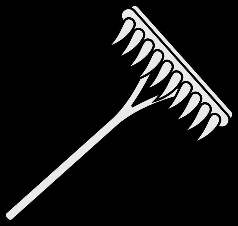 Лопата трафарет