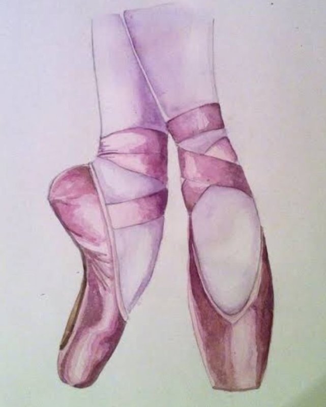 Пуанты для срисовки