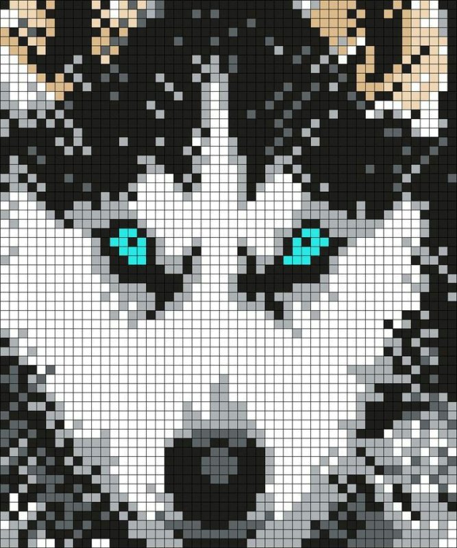 Рисунки по клеточкам сложные