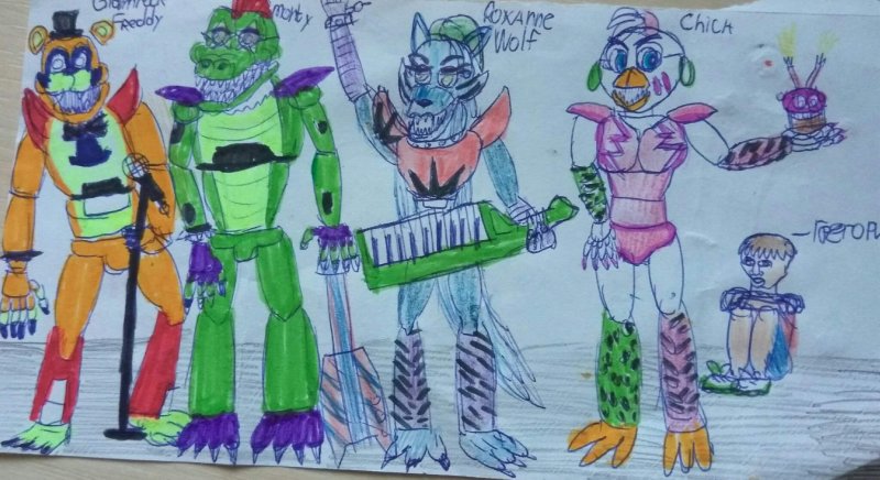 FNAF Security Breach персонажи
