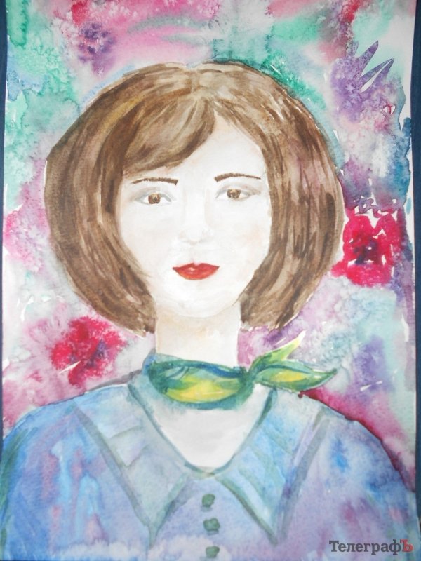 Портрет мамы рисунок