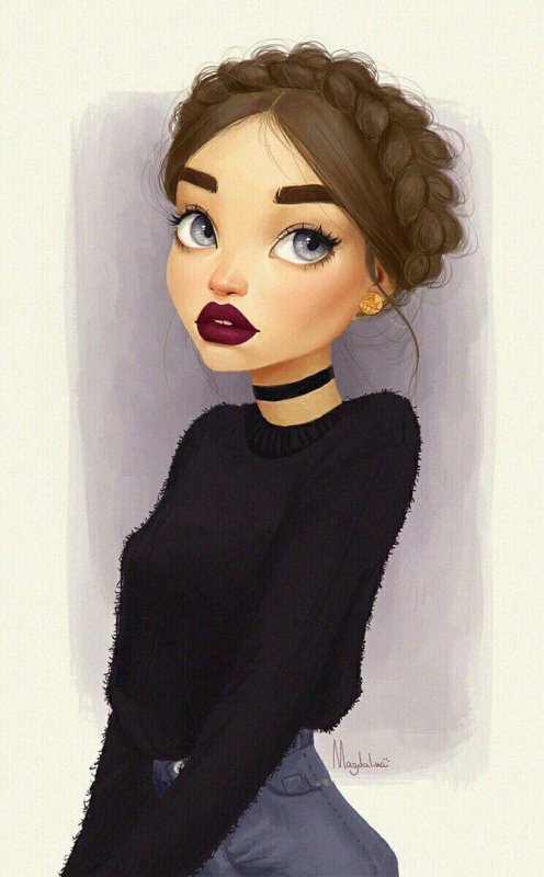 Нарисовать девушку