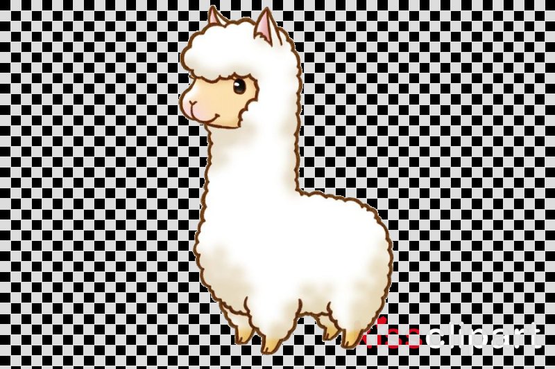 Альпака мультяшная