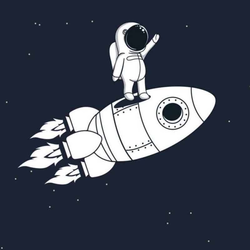 Космонавт маленький