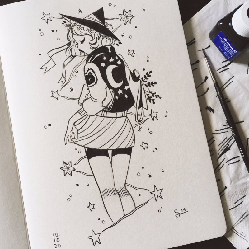 Рисунки для скетчбука лёгкие