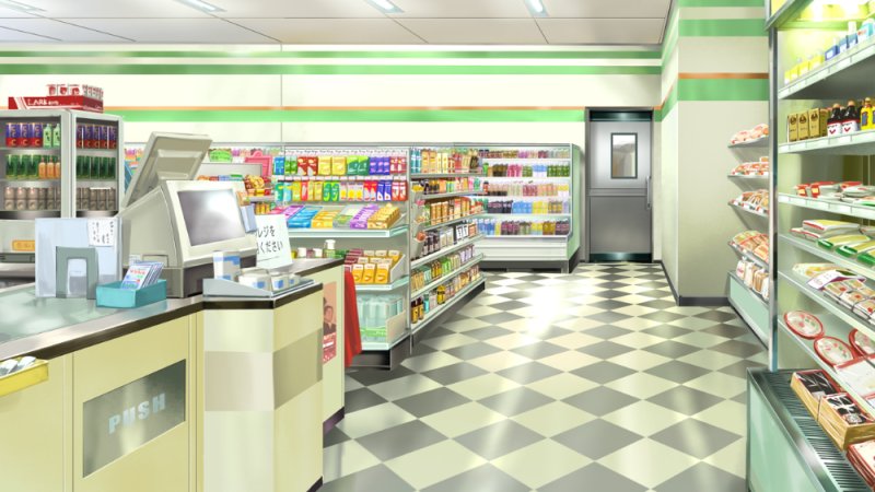 Фон для продуктового магазина