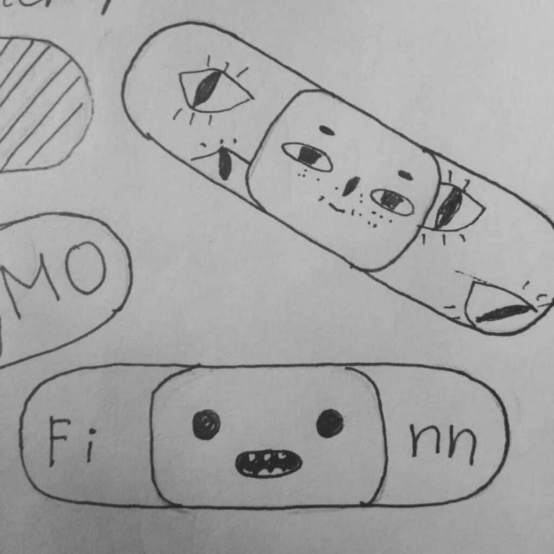 Пластыри для срисовки для бумажных сюрпризов