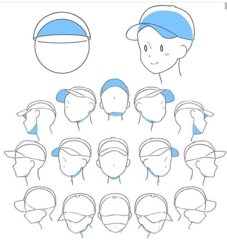 Кепка аниме референс