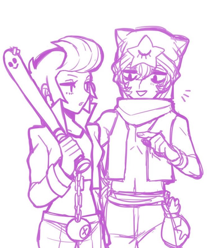 18 БРАВЛ старс арт Колетт и Эдгар