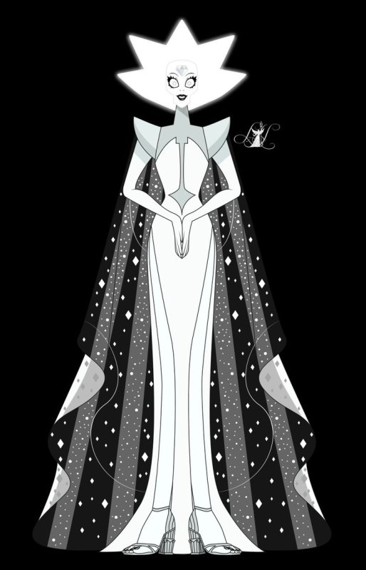 Steven Universe белый Алмаз