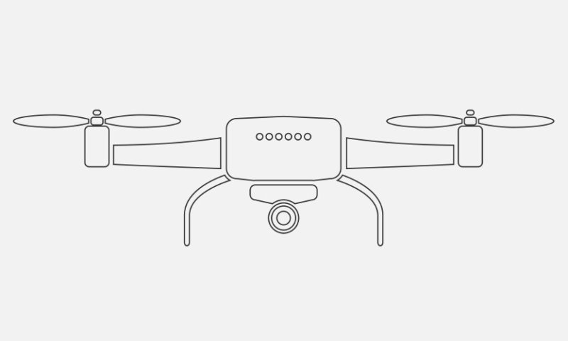 Дрон раскраска