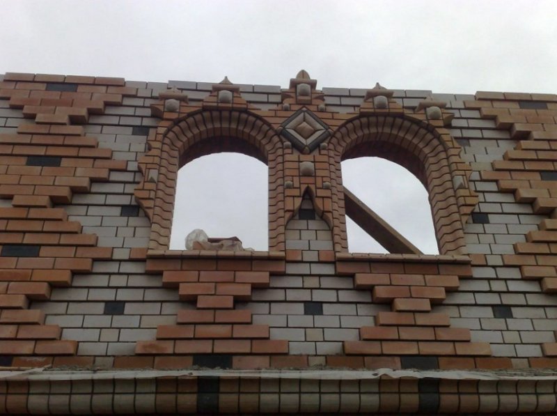 Бранденбургская кладка облицовочного кирпича