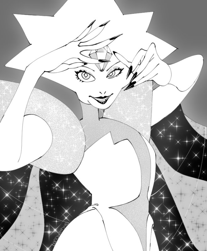 White Diamond Steven Universe Art