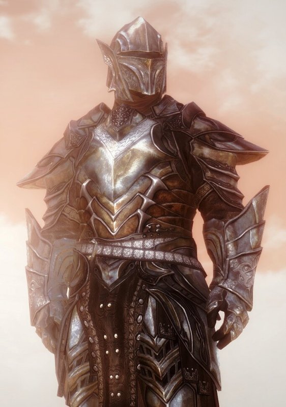 Skyrim эбонитовый воин арт