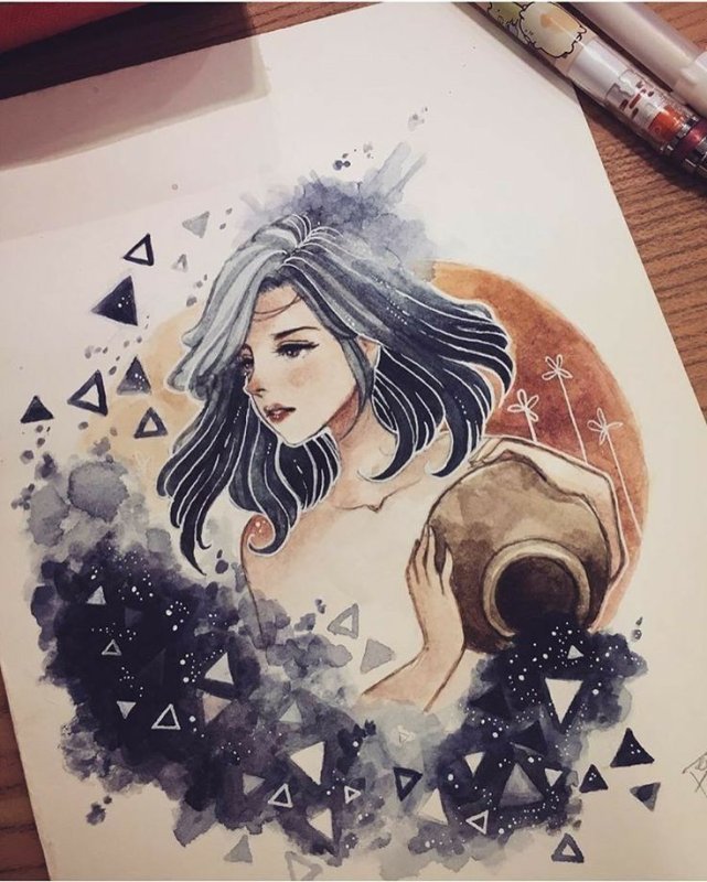 Рисунки для скетчбука акварелью