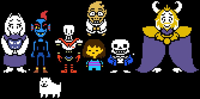 Undertale персонажи Sprite