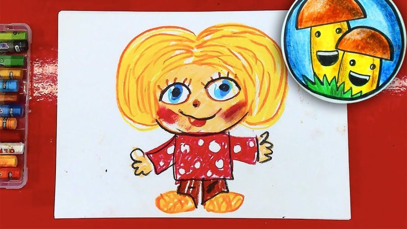Рисуем домовенка