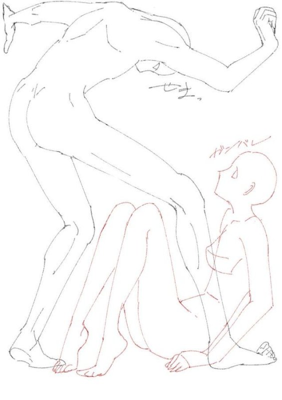 Позы рисунок