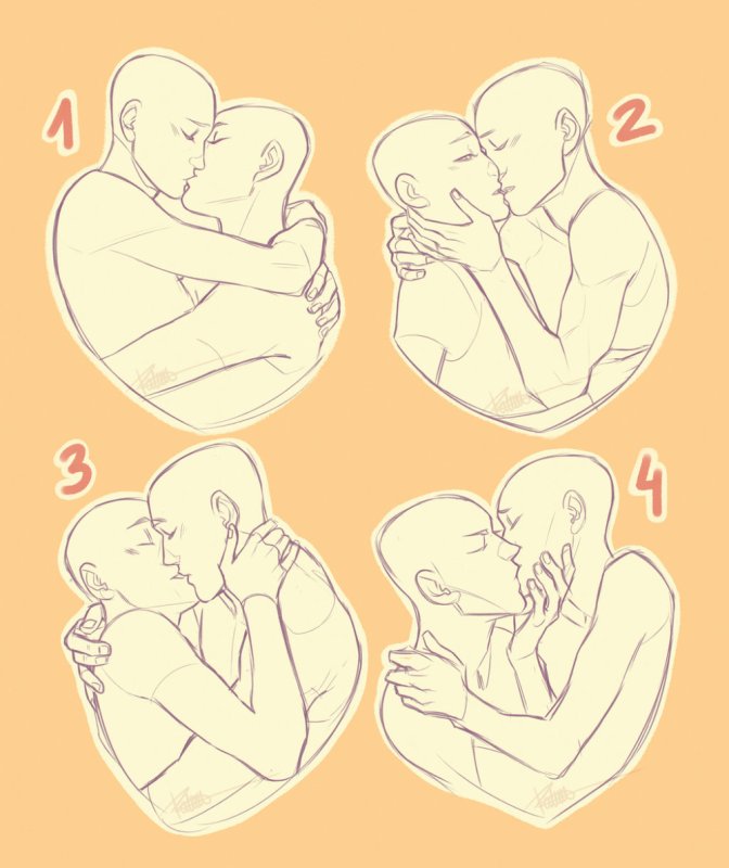 Позы для рисования пары