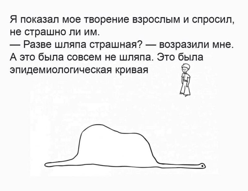 Маленький принц удав проглотивший слона