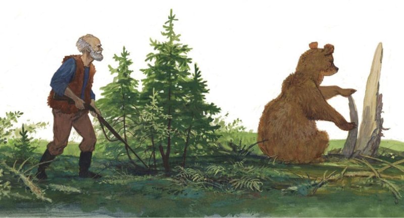 Медведь музыкант Бианки