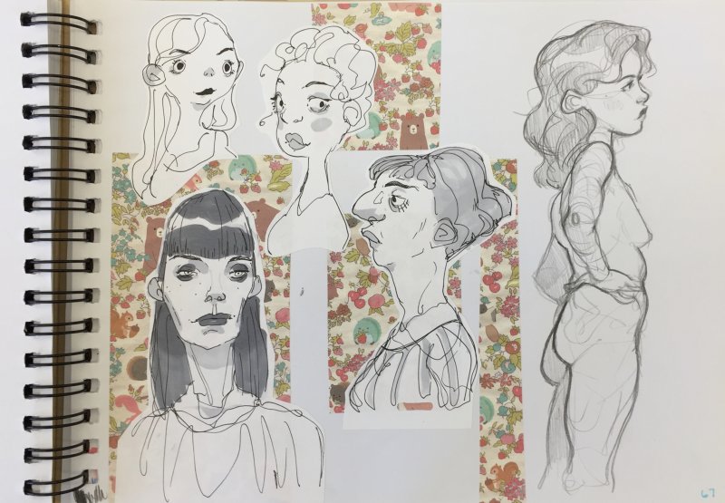 Рисование в скетчбуке