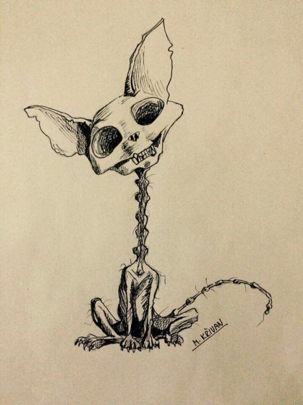 Страшные рисунки для срисовки