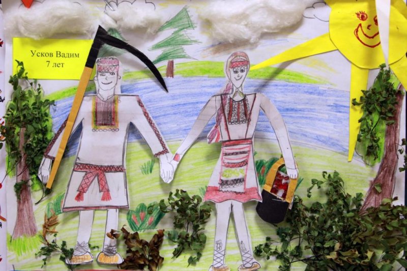 рисунок на тему марийский край