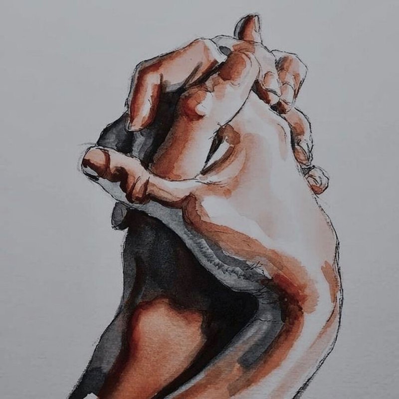 Рисунки акварелью