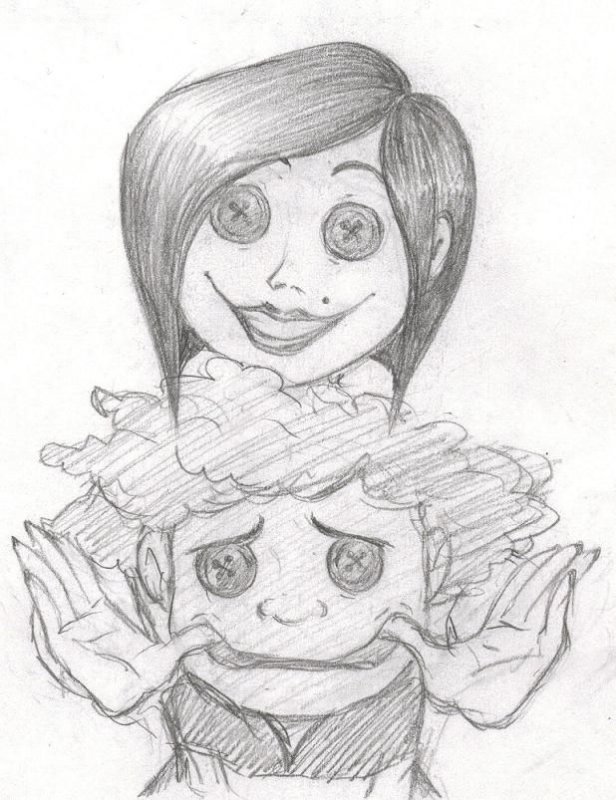 Каролина в стране кошмаров рисунки