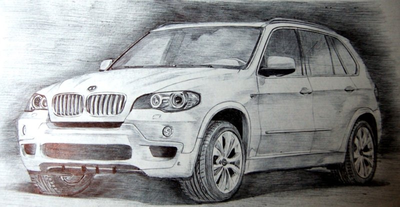 BMW x5 e70 вектор