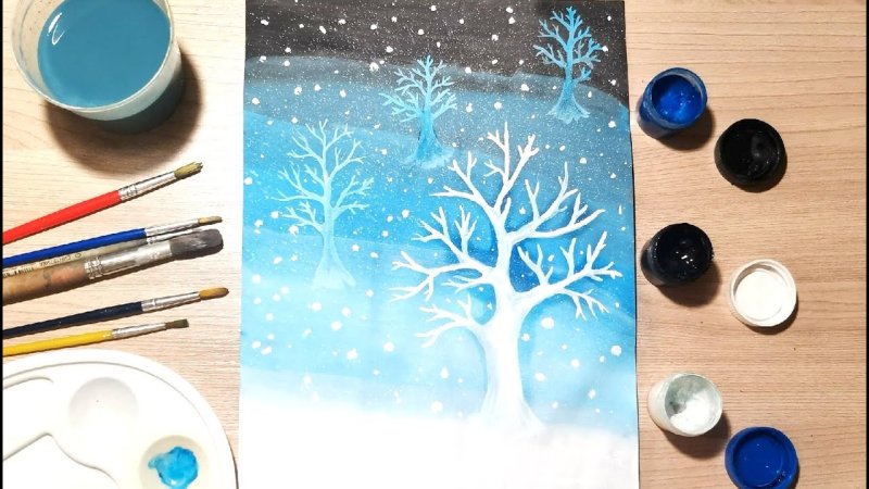 Идеи для рисунков гуашью