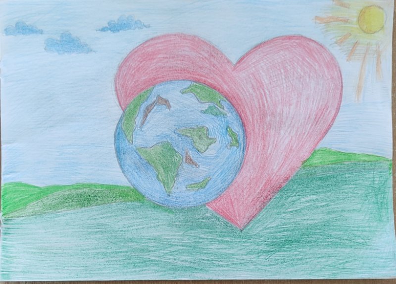 Доброта рисунок легкий