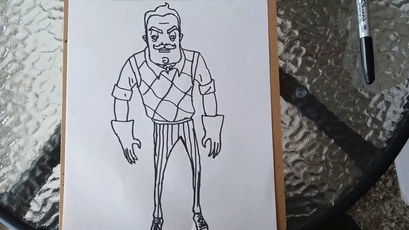 Для рисования привет сосед