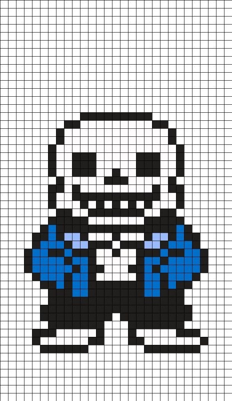 Санс пиксель арт 32 на 32