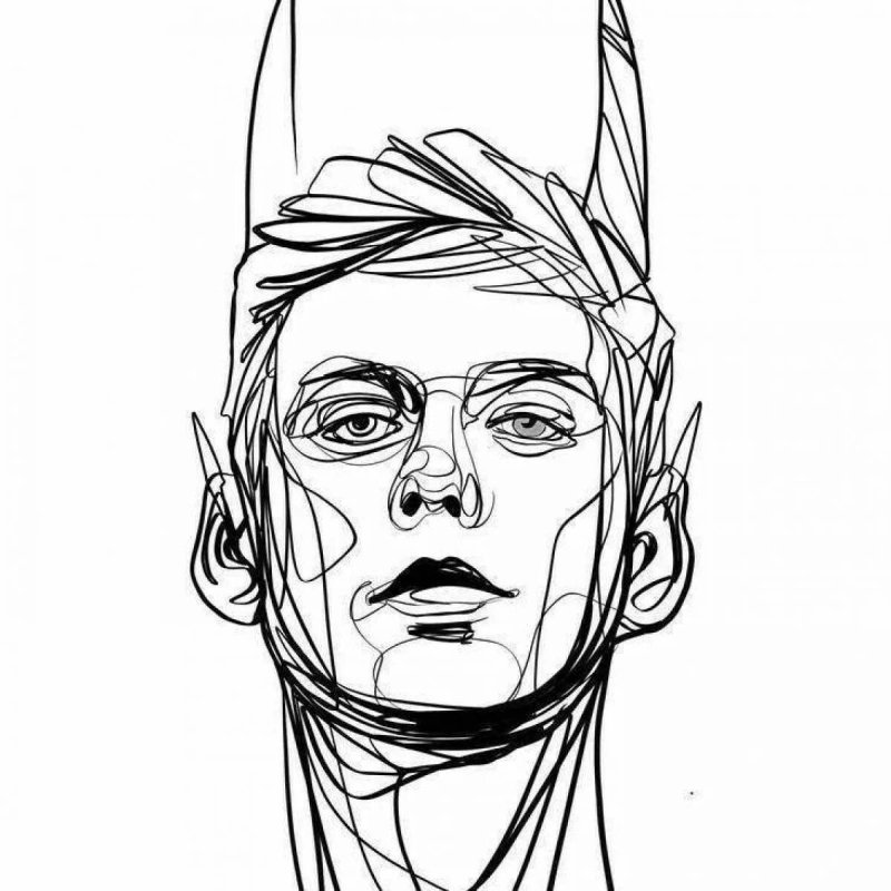 Антон Шастун для срисовки