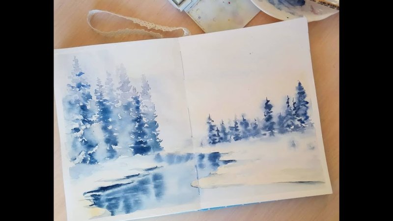 Рисование акварелью для начинающих