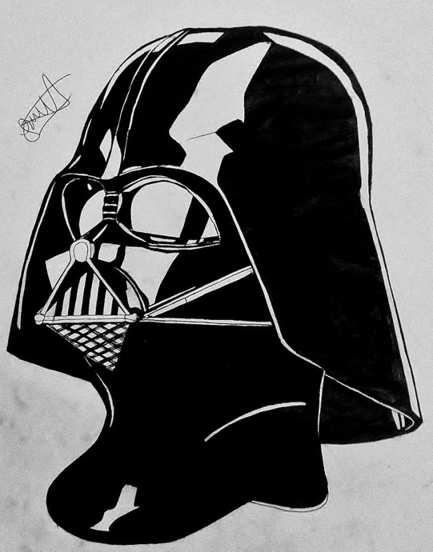 Дарт Вейдер рисование