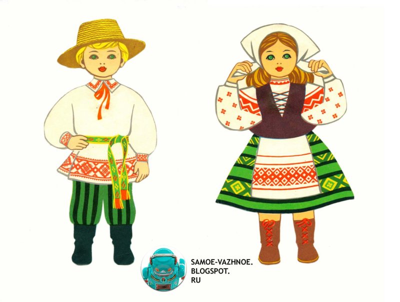 Национальные костюмы белорусов для детей