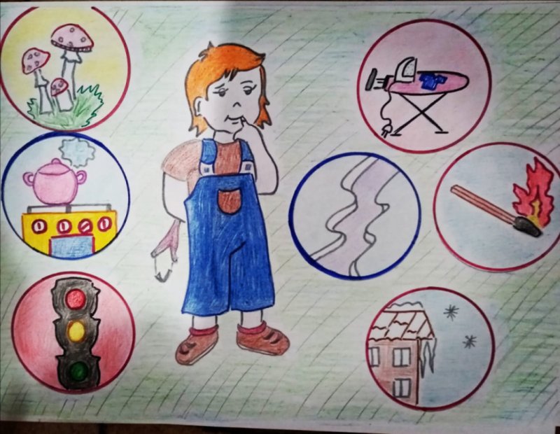 Рисунок на тему безопасность