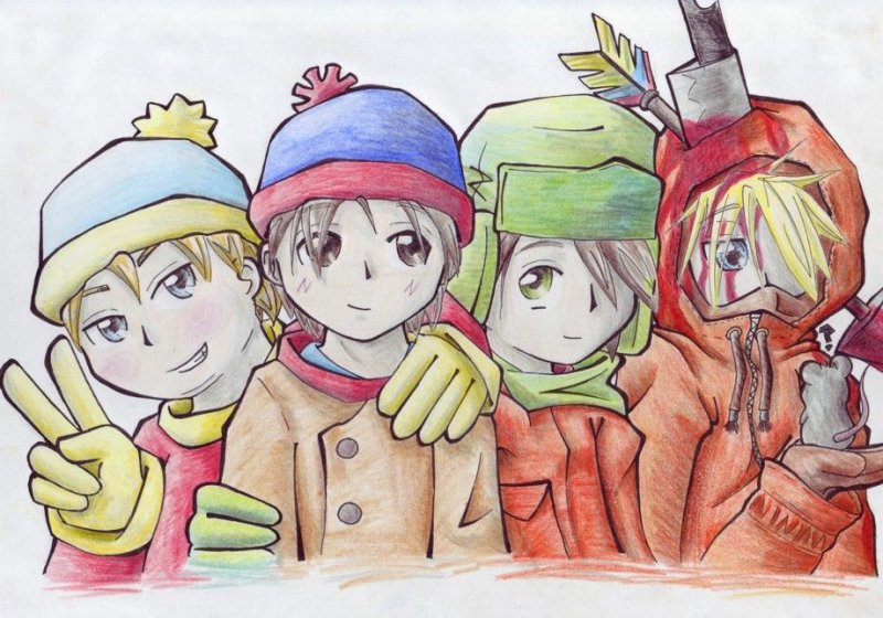 Южный парк рисунки