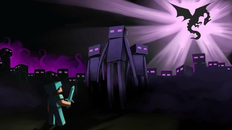 Minecraft ЭНДЕР дракон