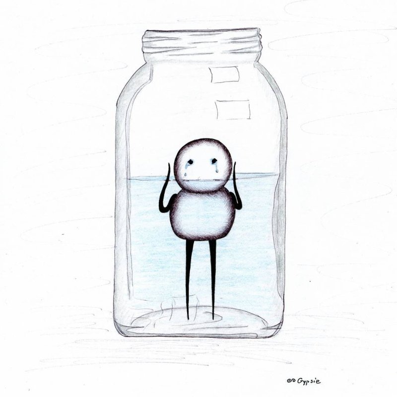 Грустные рисунки